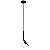 PENDENTE VERTEX 1 X G9 PRETO TEXTURIZADO - Imagem 3