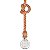 PENDENTE CORDA 1,5M BIVOLT E27 CRU - Imagem 2