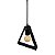 Pendente Aro Industrial Triangulo 560 Preto - Imagem 3