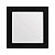 PLAFON SOBREPOR 30X30 3000K 25W BQ JET BLACK - Imagem 2