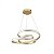 PENDENTE LED KILE 55W DOURADO BRANCO QUENTE 3000K - Imagem 4