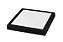 Plafon LED De Sobrepor 12W Quadrado 17x17 1000LM 5700K JET BLACK - Save - Imagem 1