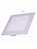 Plafon Led de Embutir 12w Quadrado 17x17 Branco Frio 6000K - Vluz - Imagem 2