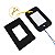 Balizador de Parede 3012 ABS P/ Embutir Em Caixa 4x2 Preto - Imagem 3