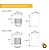 Balizador LED de Solo Mini 4,5W Bivolt 12º Branco Quente 2700K B15001 - Brilia - Imagem 5