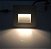 Balizador LED Parede 3W Bivolt Branco quadrado mini Branco Quente - CBC - Imagem 4
