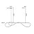 PENDENTE LED IVAIR ORI 27W 3000K BRANCO - NORDECOR - Imagem 3