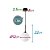 PENDENTE MINI GRAPE ZR082-WBK PRETO FOSCO + BRANCO VIDRO 12CM 1xG9 - Imagem 3
