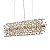 PENDENTE REDONDO 90X28CM G9X12 DOURADO - Imagem 1