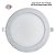 Plafon LED De Embutir 36W Redondo 40CM 6000K - CTB - Imagem 1