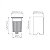 EMBUTIDO DE SOLO FOCCO REDONDO 18W 1300LM 30 Branco Quente 3000K STH8709/30 - Imagem 5