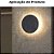 Arandela LED BALIZADOR DISCO 12W PRETO Branco Quente 3000K - Delis - Imagem 4
