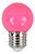 Lâmpada LED BOLINHA G45 3W DECORATIVA E-27 110V ROSA - Imagem 1