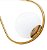 PENDENTE UPUS UP E27 DOURADO - Imagem 4