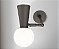 Arandela 1464 PION FULL CONTACT 80X185X215MM G9/MR16 Preto - Imagem 5