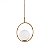 Pendente Dubai Circulo Globo Medio 1 x G9  (89211130) - Imagem 2