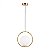Pendente Balance 34CM Bola 20CM Dourado e Vidro Leitoso - SKY-3000 - Imagem 2