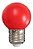 Lâmpada LED BOLINHA G45 1.5W DECORATIVA E-27 220V VERMELHO - Imagem 1