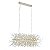 PENDENTE RETANGULAR G9X9 30X70CM DOURADO - Imagem 2