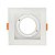 Spot Embutido P/ 1x Par20 Quadrado Branco Recuado 130x130x44 - Galaxy - Imagem 1