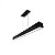 PENDENTE INDUSTRIAL LINEAR TUBOLED PR 2X18/20W C/CABO - Imagem 1