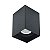 SPOT Sobrepor p/ 1X PAR20 Quadrado de ABS 10,5x15cm Preto - GALAXY - Imagem 1