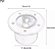 LUMINARIA LED DE SOLO PISO 12W BRANCO QUENTE - INITIAL - Imagem 4