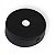 CANOPLA BASE REDONDA PARA SPOT CANOPLA 60MM C/ 1 FURO PRETO - EVO - Imagem 1