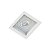 SPOT Embutido P/ 1x Mr16 Dicroica Quadrado Recuado De ABS Branco 102x102x42mm - Galaxy - Imagem 2