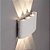 Arandela LED Retangular 2 Fachos 9W Bivolt Branco 6 Lentes Abs BQ 3000K - Cbc - Imagem 5