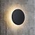 ARANDELA ECLIPSE PRETO 12W BIVOLT IP65 Branco Quente 3000K - GALAXY - Imagem 4