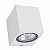 Arandela Quadrada 1 Facho Monofoco Branca p/ 1x MR16 Externa IP65 - Glx - Imagem 1