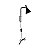 ARANDELA HORN PLUG 1XG9 5W PRETO - Imagem 2
