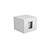 Balizador de Sobrepor Led Line Quadrado Branco 6W 40lm Branco Quente 3000K STH9725BR/30 - Stella - Imagem 1