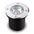 Luminária LED EMBUTIDO DE SOLO 5W 30° PRATA  Branco Quente 3000K - Pix - Imagem 2