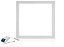 Plafon Led de sobrepor 36w Quadrado 40x40 Branco quente 3000K - Inlluss - Imagem 2
