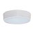 PLAFON SOBREPOR NEVADA MEDIO 37CM 3 LAMPADAS E27 BRANCO 1108 - ATTENA - Imagem 1