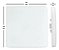 Plafon Led de Embutir e Sobrepor 24w Quadrado 17x17 Sem Borda Branco Frio 6000K - Galaxy - Imagem 3