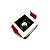 SPOT PICCO LED 3W QUADRADO 2700K BRANCO C/ PRETO 190LM 48°100~240V IP40 - Imagem 3