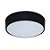 PLAFON DE SOBREPOR NEVADA GRANDE 60CM 4 LAMPADAS E27 PRETO 1108 - ATTENA - Imagem 3
