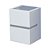 ARANDELA MILLE LED 5F 5W 6400K 220V BRANCO TXT 450L - Imagem 1