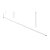 Pendente LED Linear Job Difusa 40W 119,2x1,9x5,8cm Branco 3200lm Natural 4000K - Pix Archi - Imagem 1