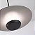 Pendente LED Dolla Redondo Ø40cm 18W Alumínio Preto 980lm Branco Quente 3000K - Nordecor - Imagem 3