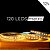 Fita LED 3528 5M 12V S/ Silicone 12W/M IP20 120 LED/M lm/M Branco Quente 3000K - Imagem 4