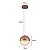 Pendente LED Rezi 18cm 12W Branco Quente 3000K Cobre - Nordecor - Imagem 4