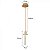 Pendente Led Kalu 3W Branco Quente 3000K Dourado Fosco - Nordecor - Imagem 5