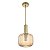 Pendente Canne Oni E27 Ouro Champagne - Nordecor - Imagem 1