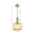 Pendente Canne Oni E27 Ouro Champagne - Nordecor - Imagem 3