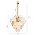 Pendente Musche 60cm 18x E14 Ouro Brilho - Nordecor - Imagem 5