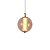 Pendente Led Janni 22cm 14w Branco Quente 3000k Dourado Fosco - Nordecor - Imagem 2